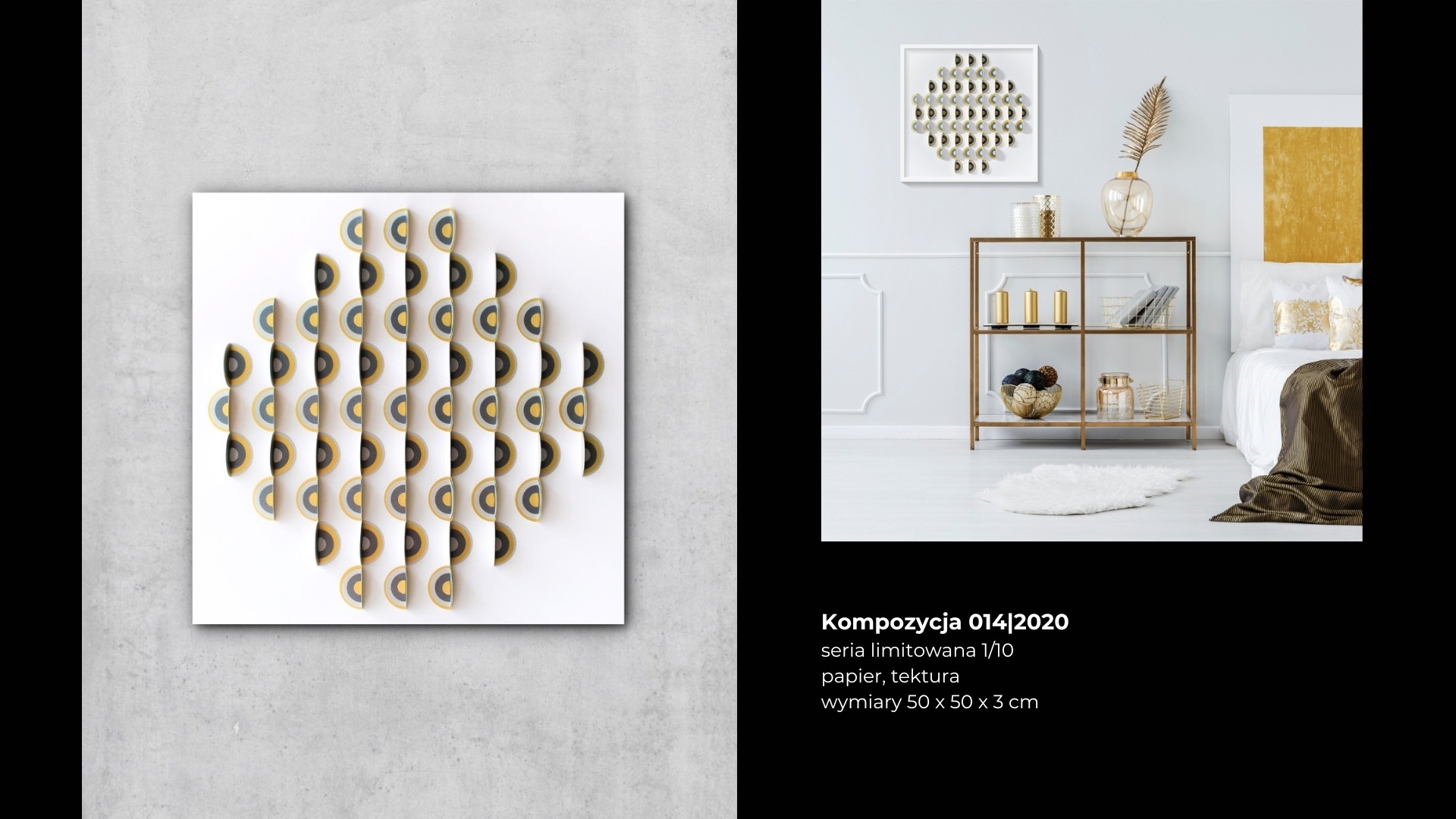 kompozycja No.14 z portfolio artystki Beaty Basińskiej - galeria sztuki online