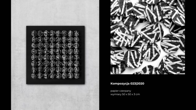 kompozycja No.23 z portfolio artystki Beaty Basińskiej - galeria sztuki online