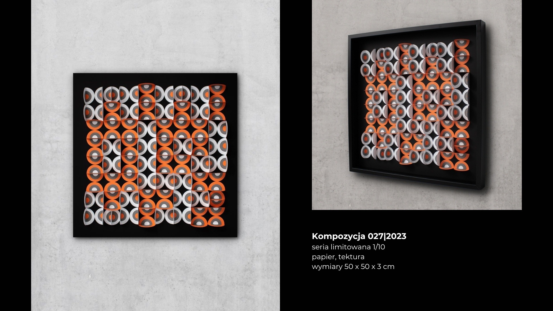 kompozycja No.27 z portfolio artystki Beaty Basińskiej - galeria sztuki online