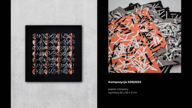 kompozycja No.29 z portfolio artystki Beaty Basińskiej - galeria sztuki online