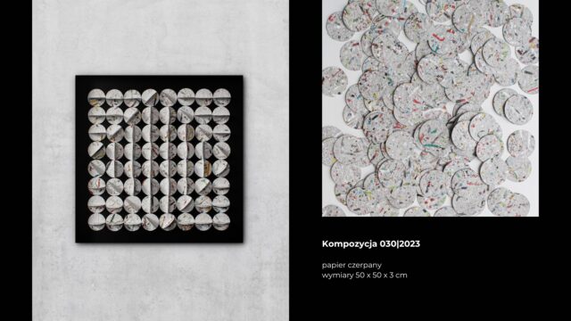 kompozycja No.30 z portfolio artystki Beaty Basińskiej - galeria sztuki online