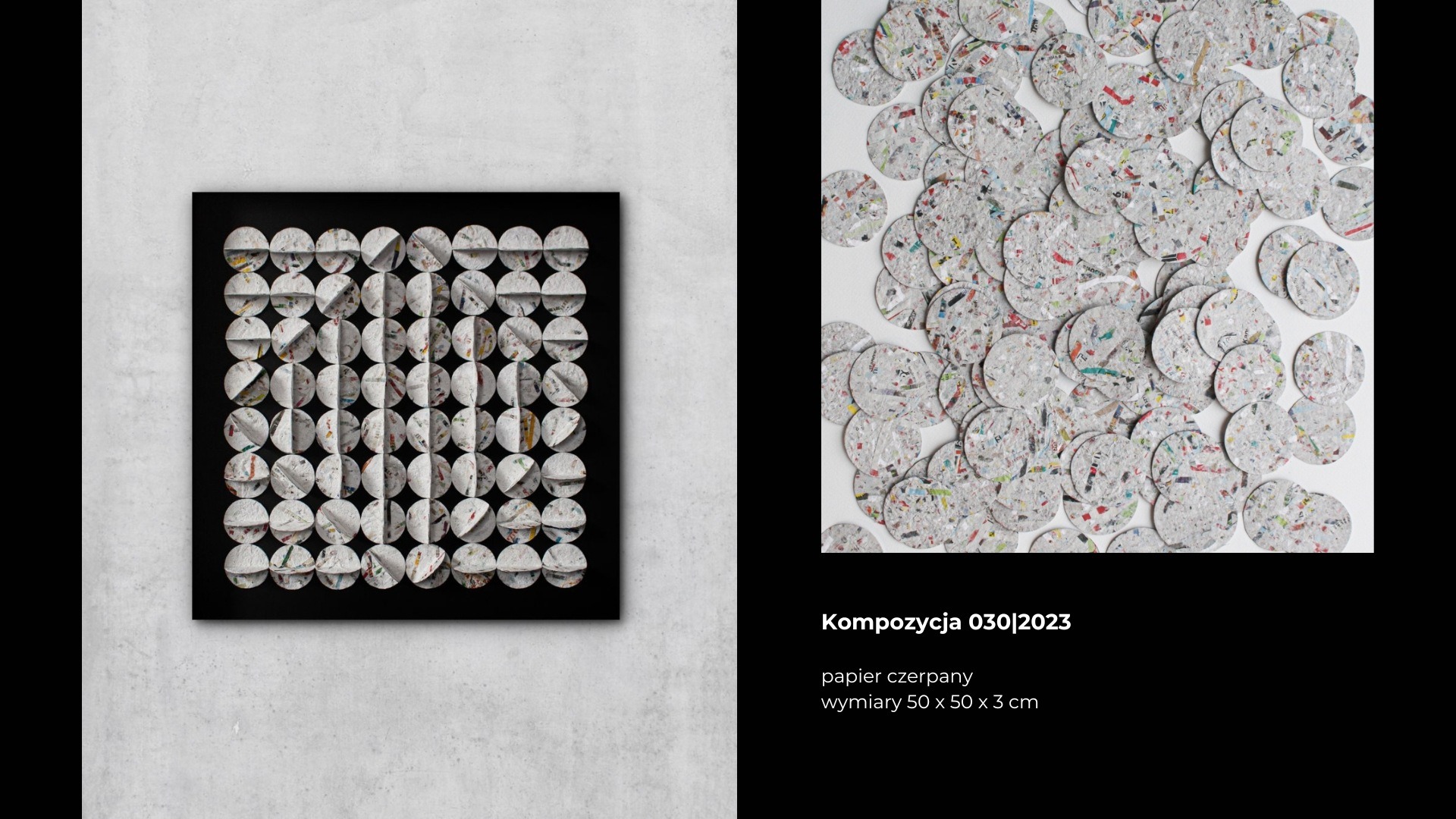 kompozycja No.30 z portfolio artystki Beaty Basińskiej - galeria sztuki online