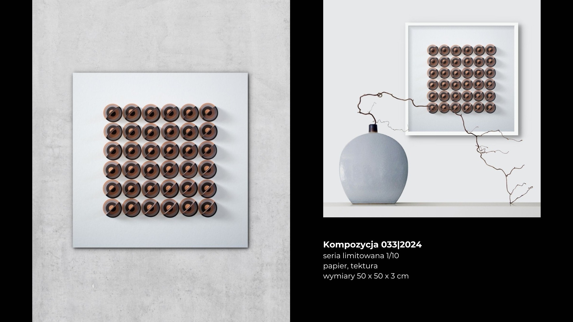 kompozycja No.33 z portfolio artystki Beaty Basińskiej - galeria sztuki online