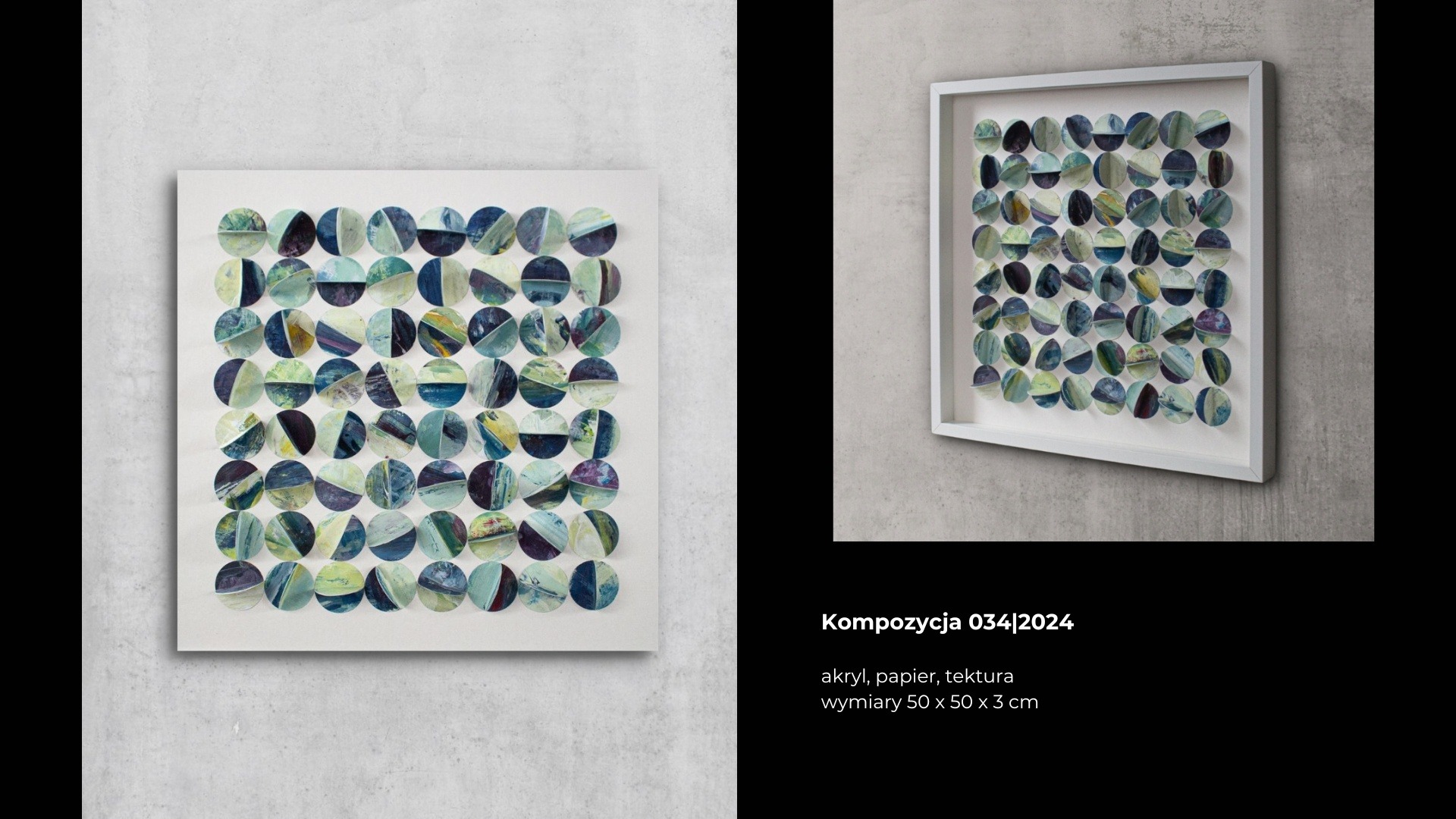 kompozycja No.34 z portfolio artystki Beaty Basińskiej - galeria sztuki online