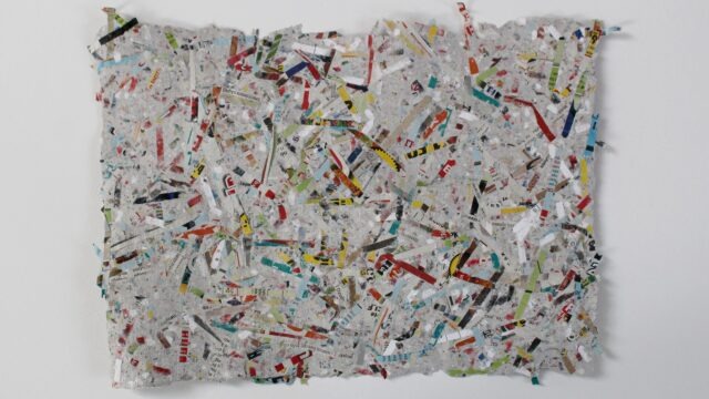 arkusze papieru ręcznie czerpanego - projekt artystyczny Basińska Galeria Sztuki