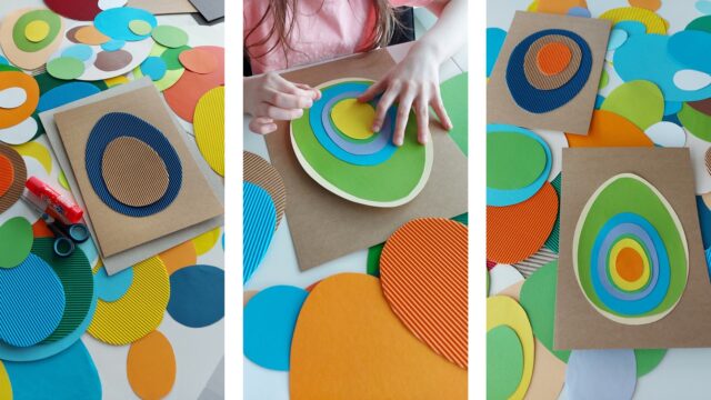 wielkanocne jaja w klubie artystycznym dla dzieci Niesforne Formy - projekt edukacyjny Basińska Galeria Sztuki